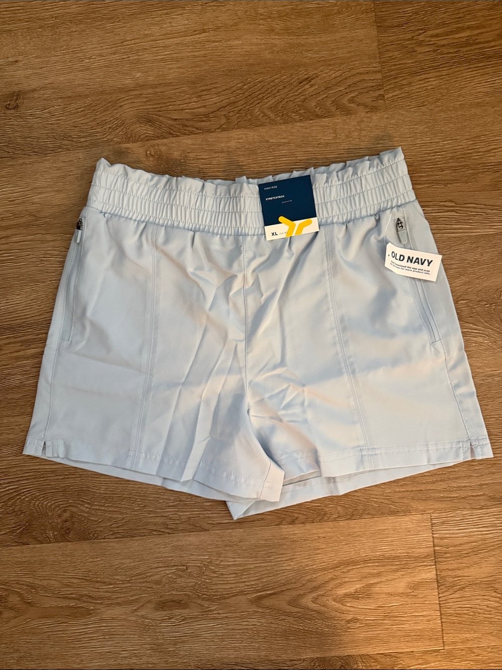 Old Navy Light Blue Active Stretch Tech Performance shorts for Girls
